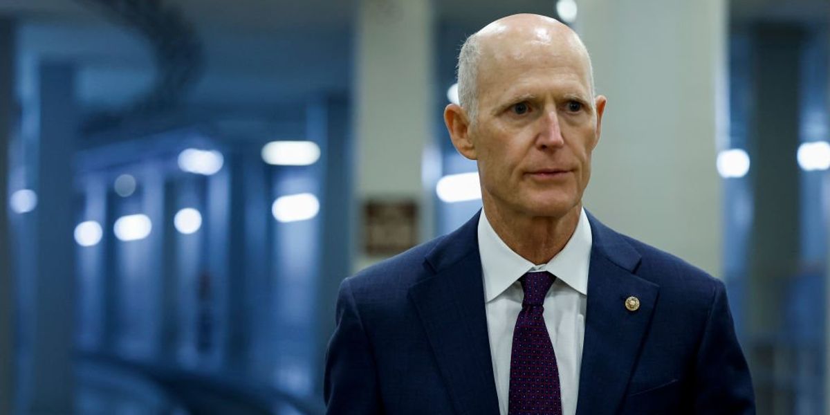 NextImg:Rick Scott wants to take 'wasteful' $80 billion from IRS to fund armed officers in schools