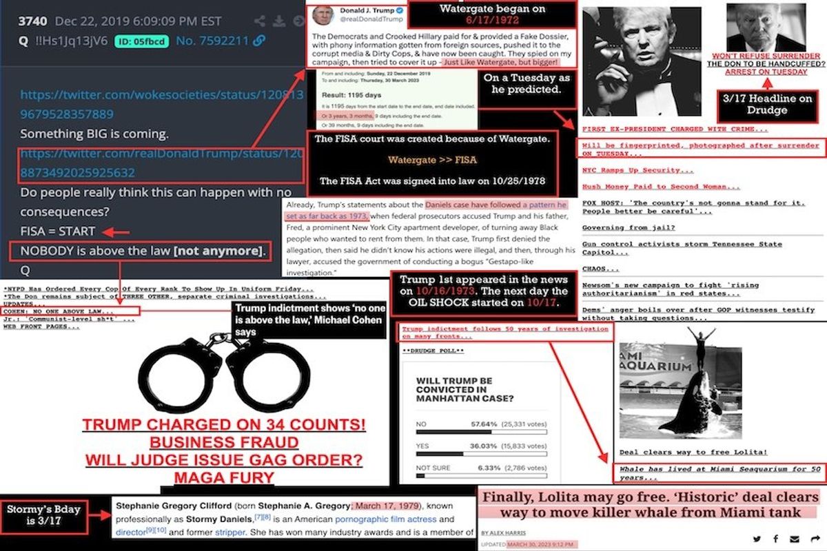 QAnon People REJOICE Over Trump Indictment!