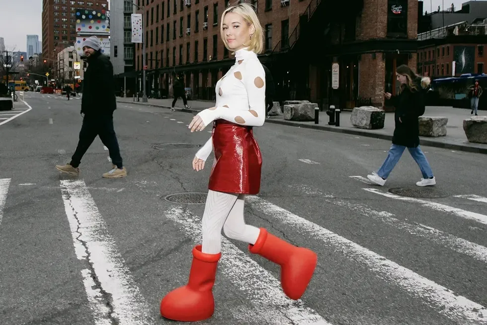 MSCHF's Big Red Boots Show All Fashion Shouldn't Be Worn - Popdust