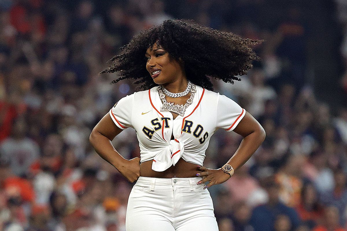 Astros Opening Day: Megan Thee Stallion, Mark Wahlberg, Travis Scott, and Cody Johnson star