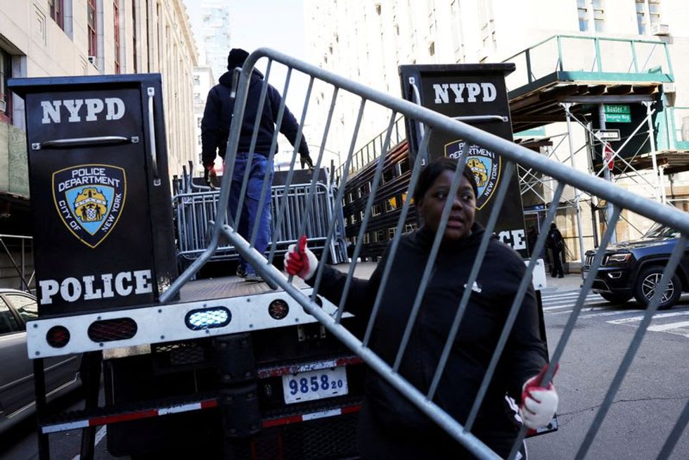 New York Greets Trump Surrender With Barricades And Courtroom Shutdowns