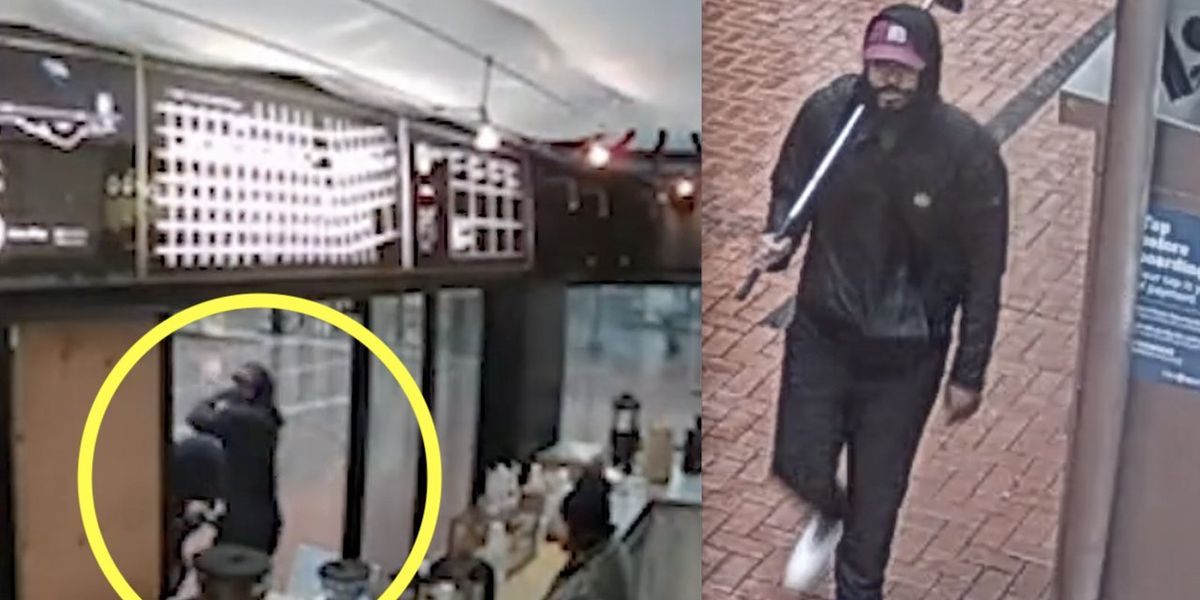 NextImg:Thug uses golf club to knock man senseless in unprovoked Portland attack, then throws hot coffee at him and stomps on his head