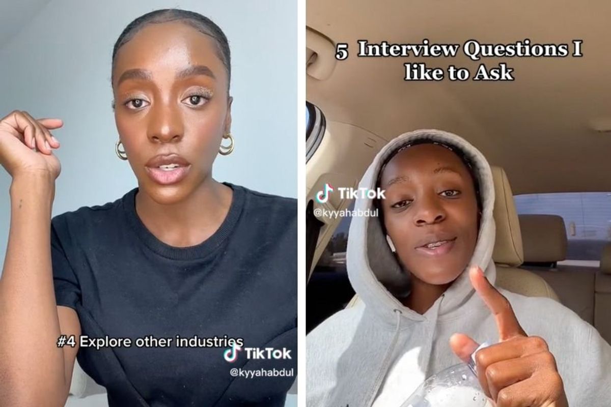 job interview; jobs; interview advice; interview questions; tiktok