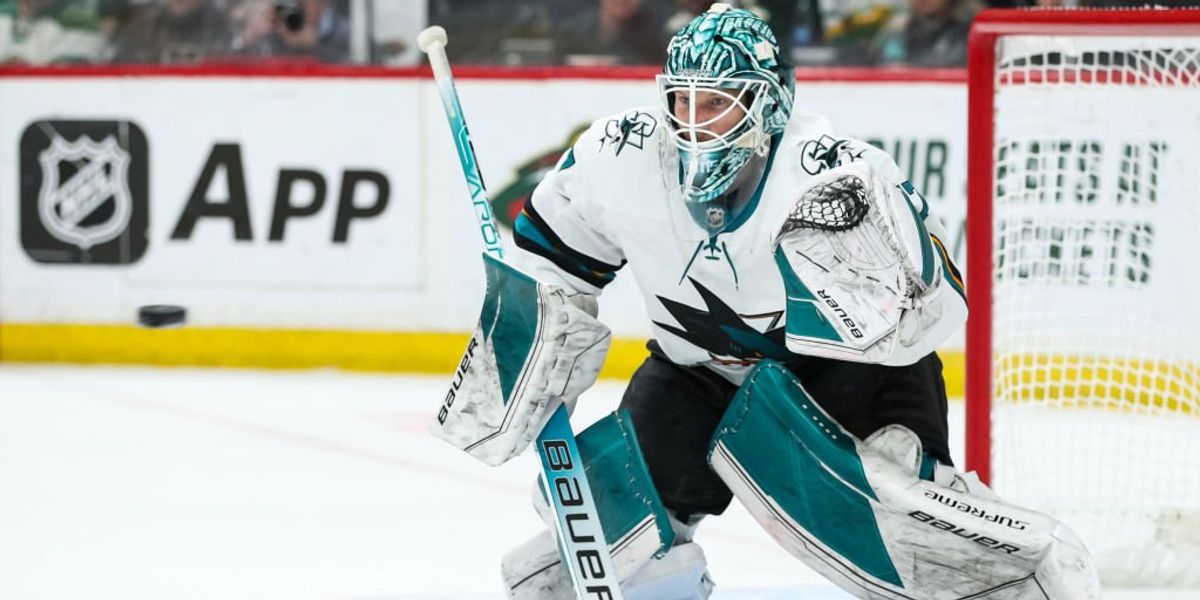Sharks goalie opts not to wear LGBTQ-themed warmup jersey on