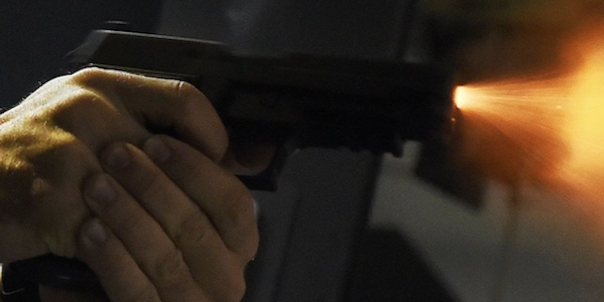 NextImg:Armed intruders break down home's front door in middle of night. But homeowner pulls his own gun, fires multiple shots, and gives crooks painful send-off.