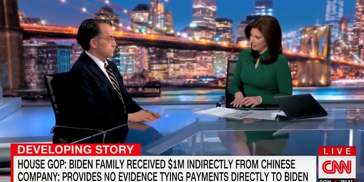 NextImg:CNN anchor makes potent admission about evidence of Chinese money flowing to Biden family: 'Doesn't look good'
