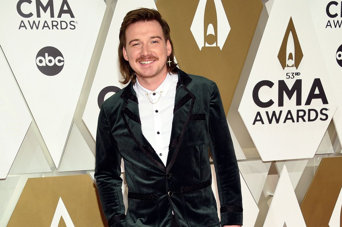 Morgan Wallen arrives at the 53rd annual CMA Awards on Nov. 13, 2019, in Nashville, Tenn