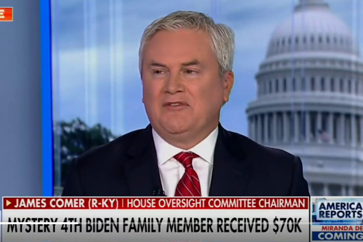 Sounds Like Somebody Should Investigate Congressional Hunter Biden Enthusiast GOP Rep. James Comer
