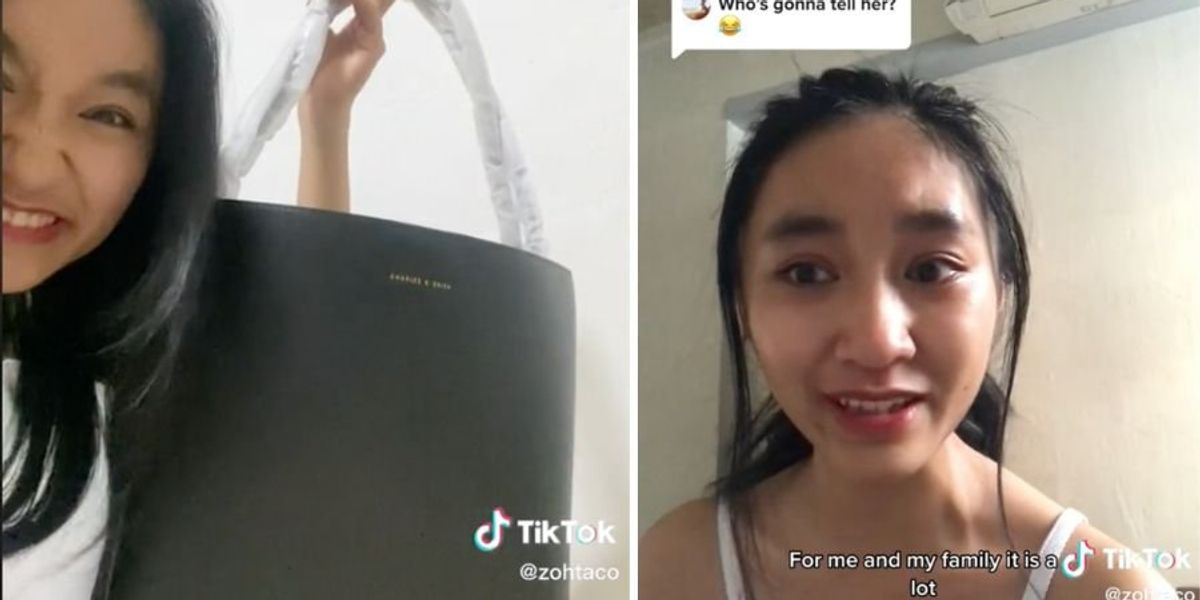 Teen was mocked for saying she bought a luxury brand bag