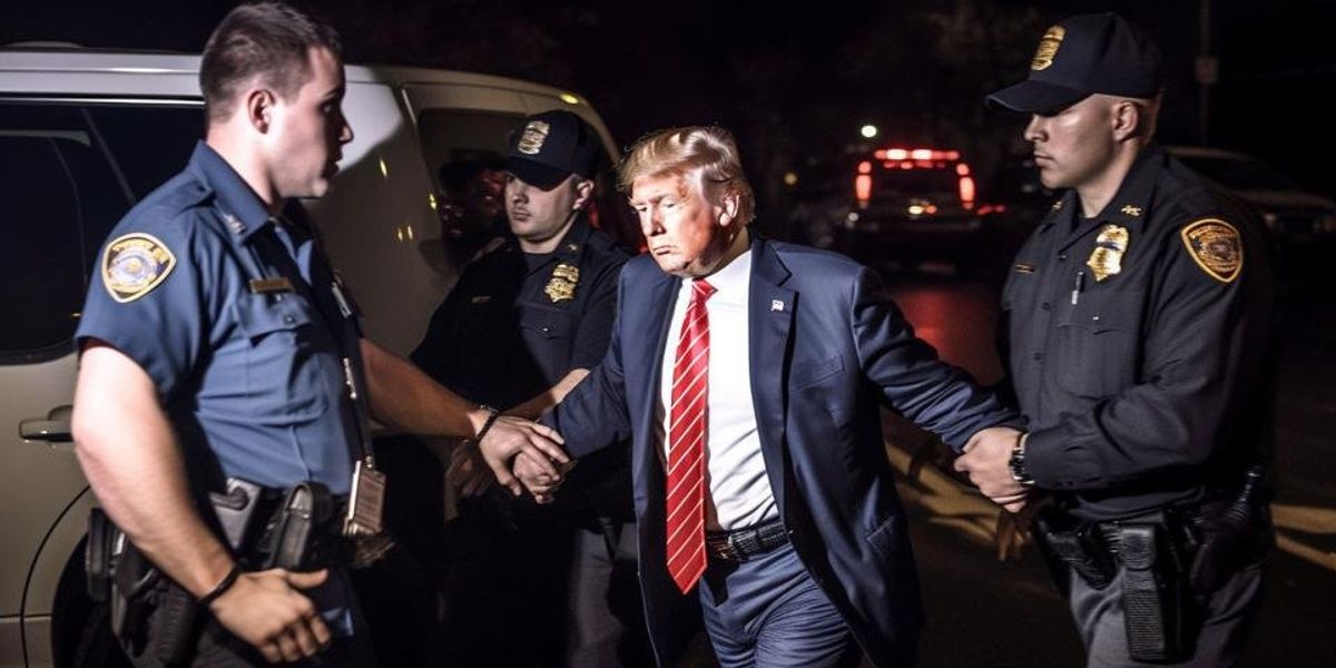 Sorry, Those Trump Arrest Photos Are Fake