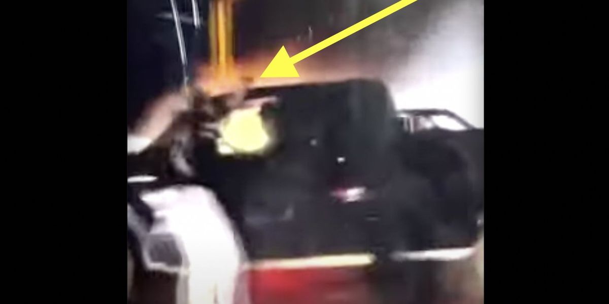 NextImg:Thug shoots elderly couple in their truck after street racers surround them, jump on their vehicle, refuse to let them pass through intersection