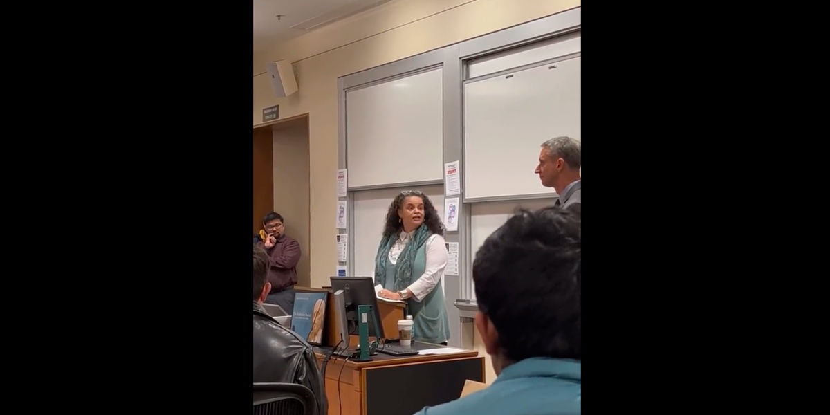 NextImg:Stanford Law DEI figure on leave after remarks at event where protesters disrupted a judge's speech