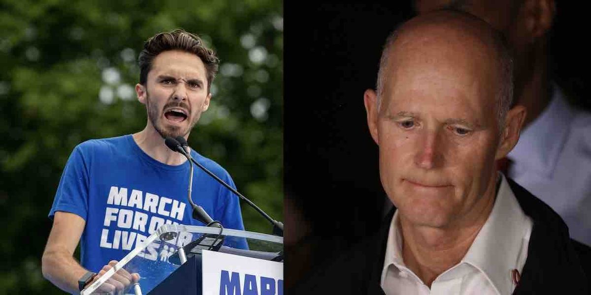 NextImg:David Hogg gets torn to shreds after calling US Sen. Rick Scott 'complicit' in death of Scott's friend killed in Louisville massacre