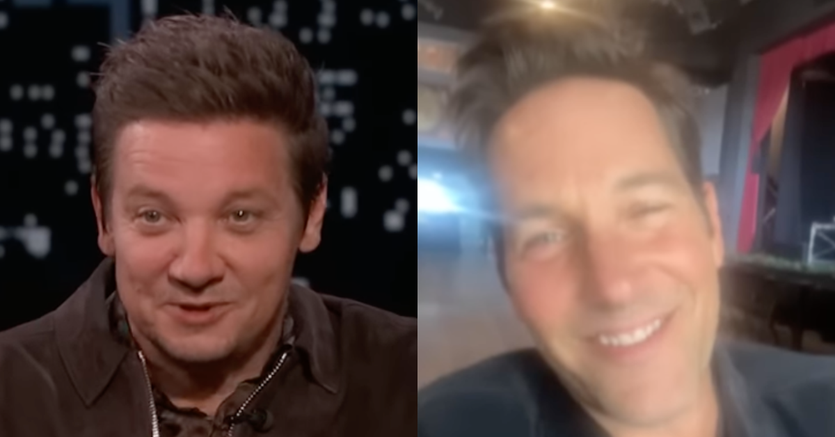 Paul Rudd Sent Jeremy Renner Fake Cameo Message: VIDEO - Comic Sands