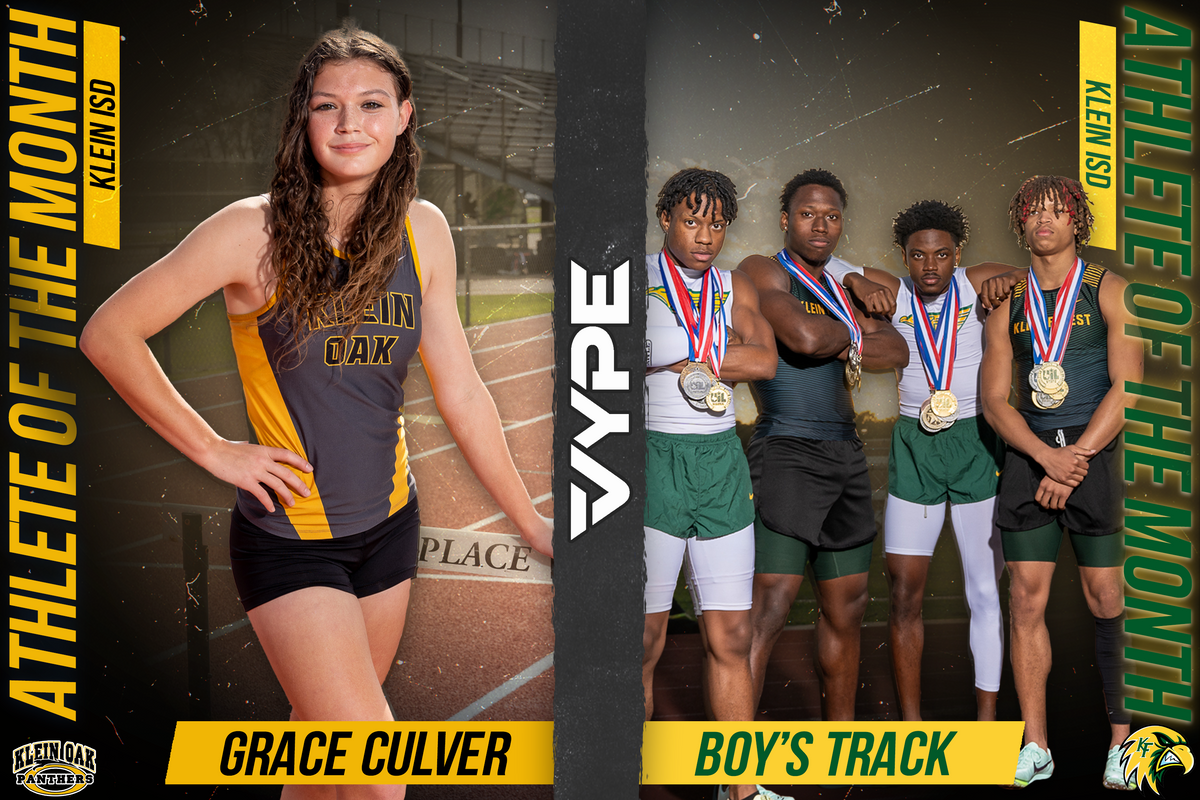Klein Athletes of the Month: Culver, KF Track Dominate Winter/Spring Sports