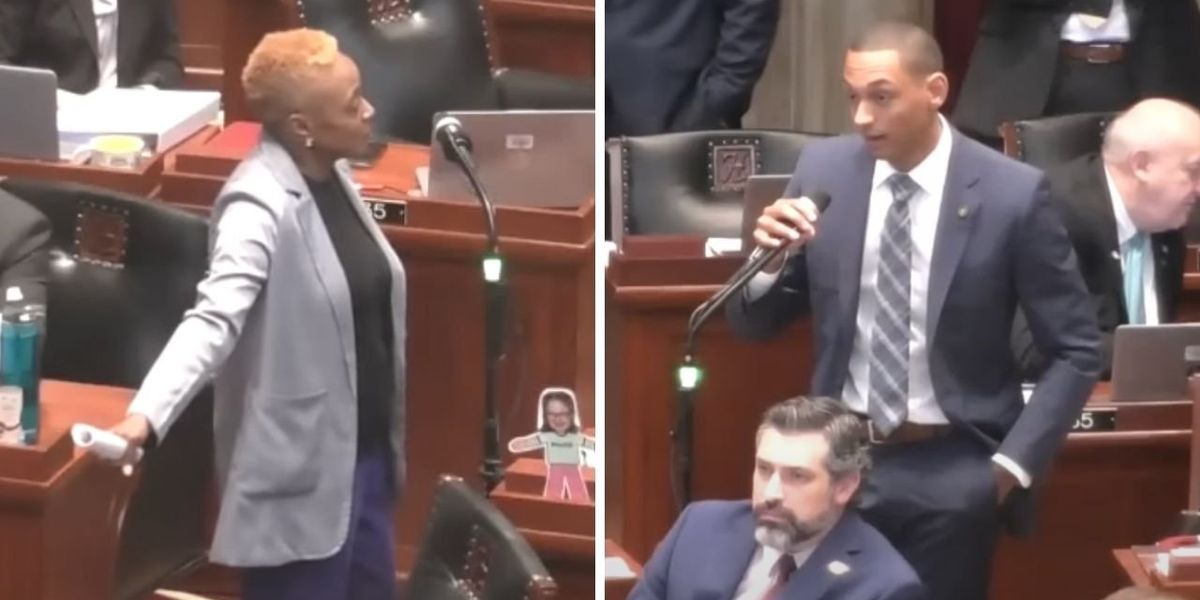 NextImg:'I identify as an American': Black Republican lawmaker receives applause for calling out woke 'race-baiting' Democratic colleague during DEI debate