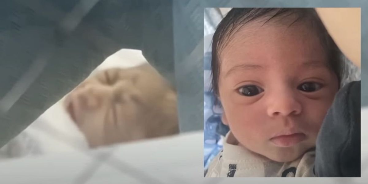 NextImg:Nurse arrested after a father records her slamming his newborn baby face down in hospital bassinet