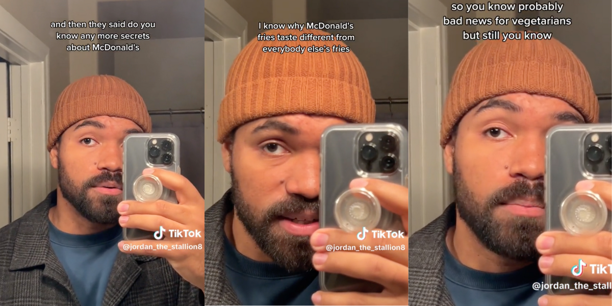TikToker Explains Why McDonald's Fries Taste So Good VIDEO Comic Sands