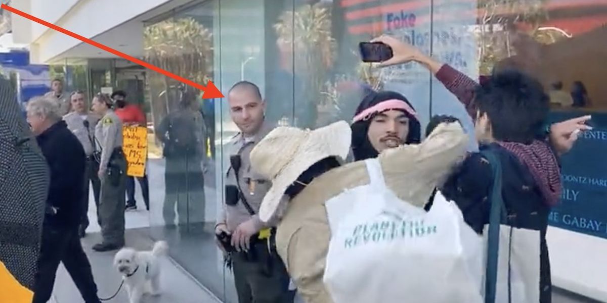 NextImg:Video: Leftist militant sucker-punches videographer in head outside drag queen story hour — and sheriff's deputy standing just feet away does nothing