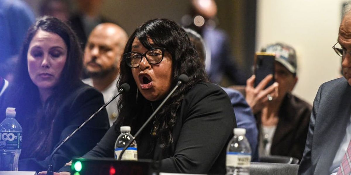 NextImg:Mother of murder victim silences Dem lawmaker for downplaying violent crime hearing: 'Don't insult my intelligence!'