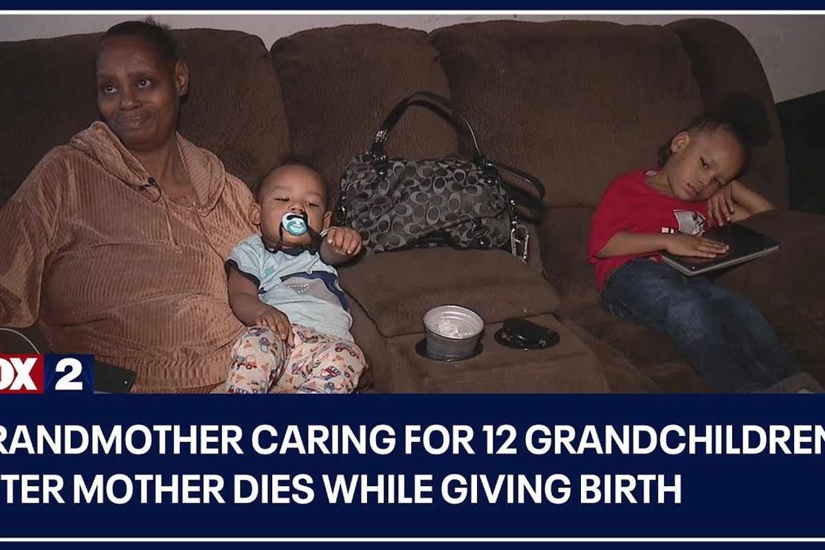grandmother raises kids; 12 grandchildren; maternal mortality; Black maternal health