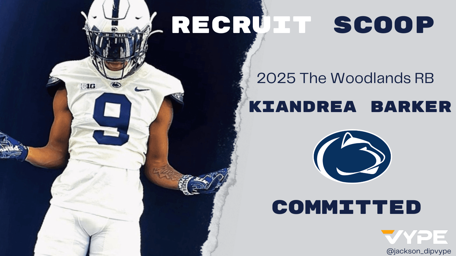 RECRUIT SCOOP: The Woodlands Barker Commits to Penn State