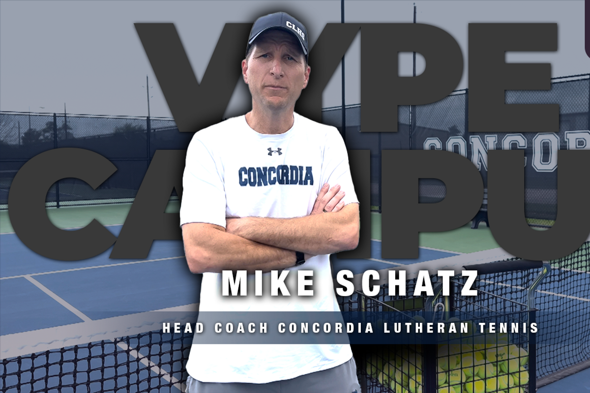 VYPE Coaches Corner: Mike Schatz Head Coach Concordia Lutheran Tennis