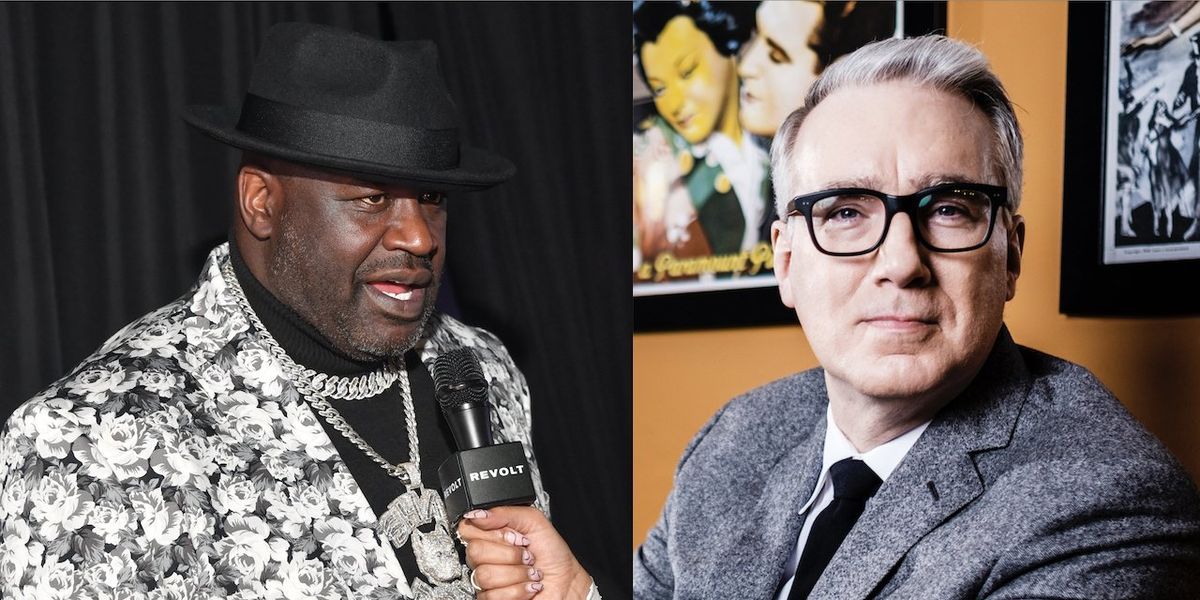NextImg:Shaq slam dunks on Keith Olbermann, tells him to 'shut your dumb a** up' after former ESPN anchor blasted conduct of LSU's Angel Reese in title game