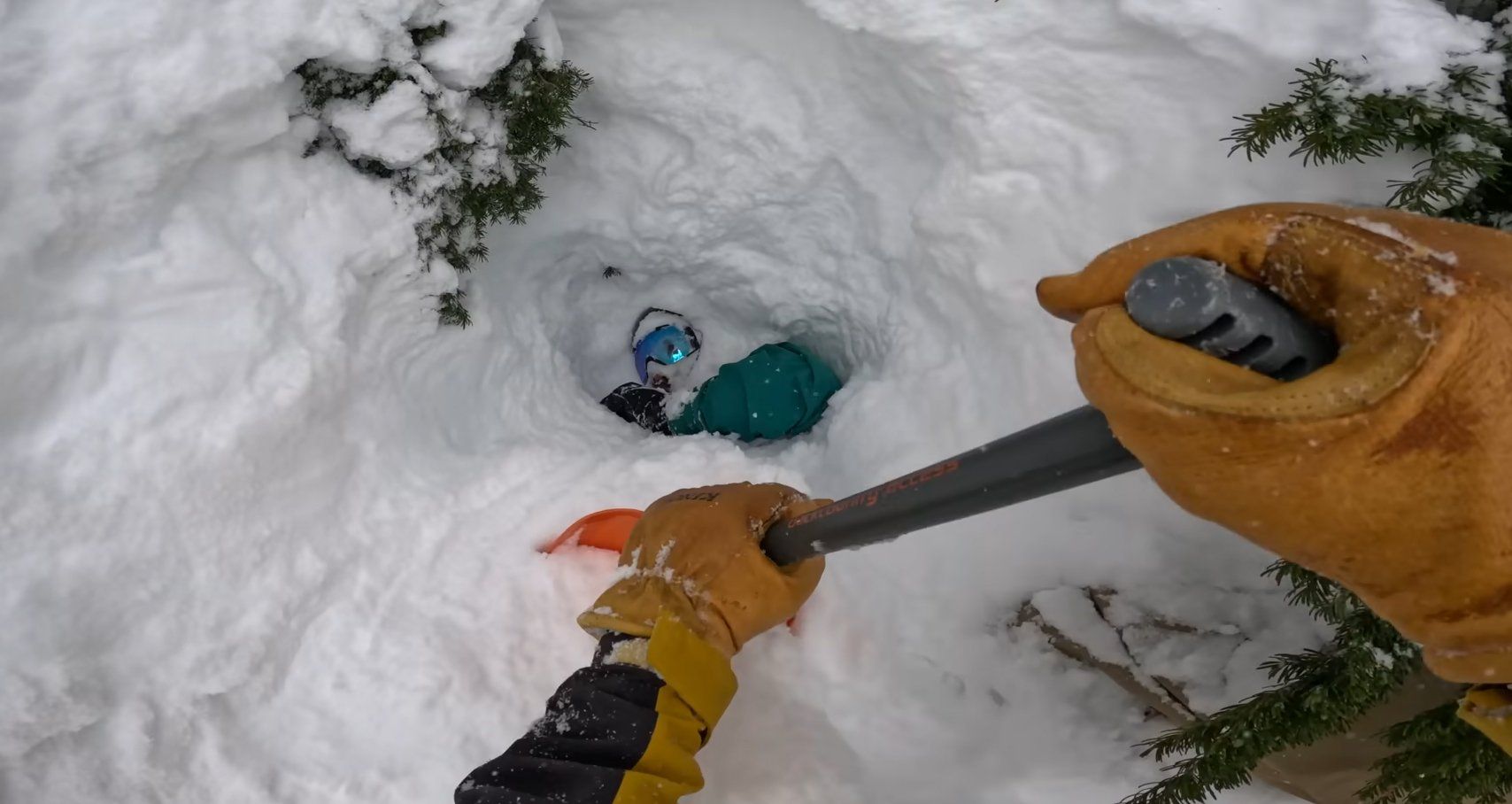 Viral Video Shows Heroic Rescue Of Snowboarder Buried Alive - TheBlaze