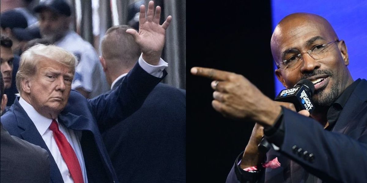 NextImg:Liberals rip into Van Jones after he refuses to take joy in Trump's arraignment: 'One of the dumbest mother******* on TV'