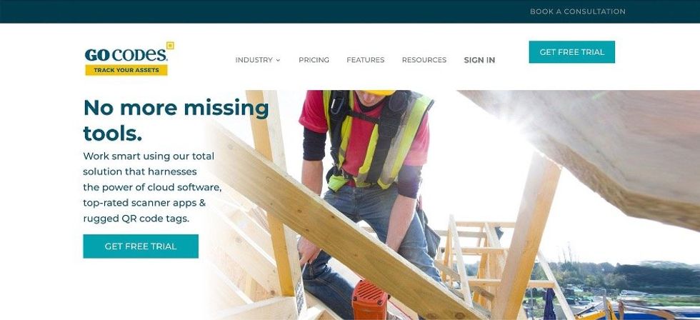 a screenshot of GoCodes site