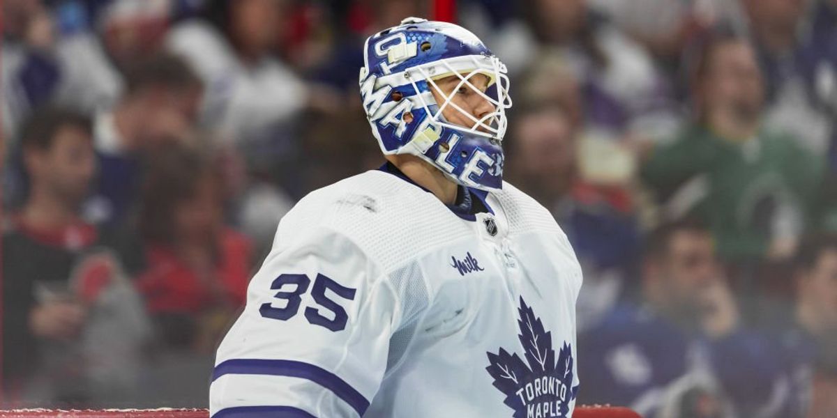 NextImg:Russian NHL goalie singled out by media for not wearing 'pride' decal on helmet — and he didn't even play