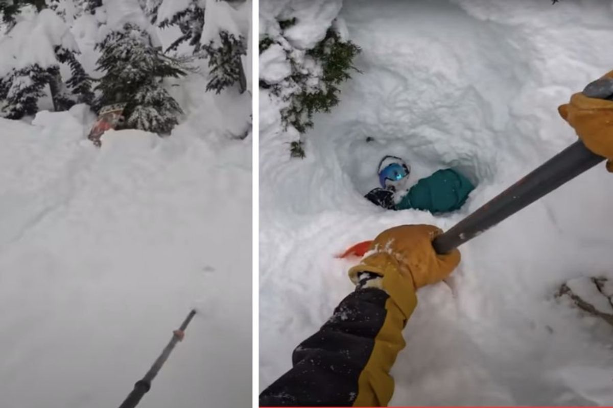 skiing, snowboarding, rescue, Mount Baker