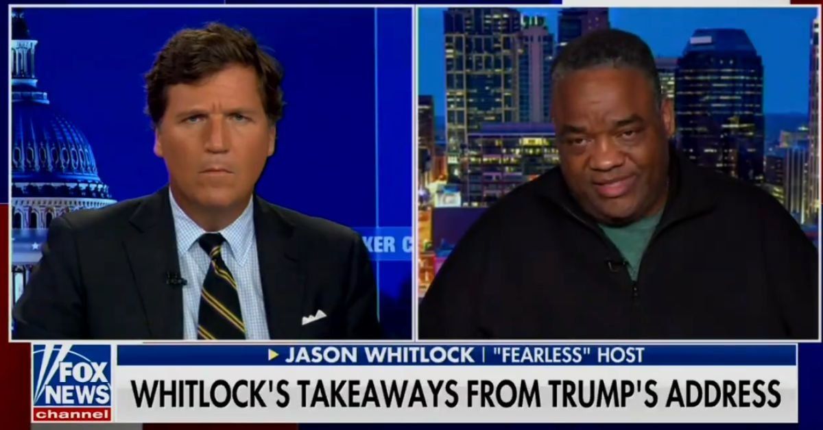 Screenshot from Jason Whitlock's "Fox News" appearance