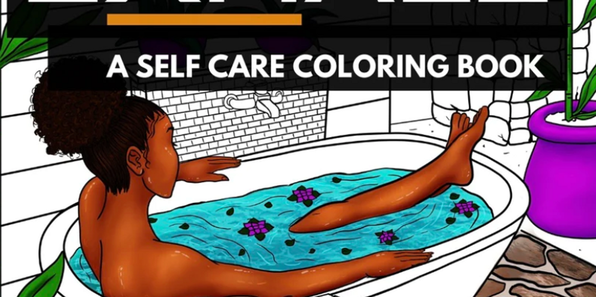 Exhale Self-Care Coloring Book