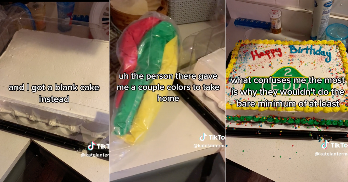 TikToker Rips Costco For Refusing To Decorate 2-Year-Old's Birthday Cake–So She Had To Do It Herself