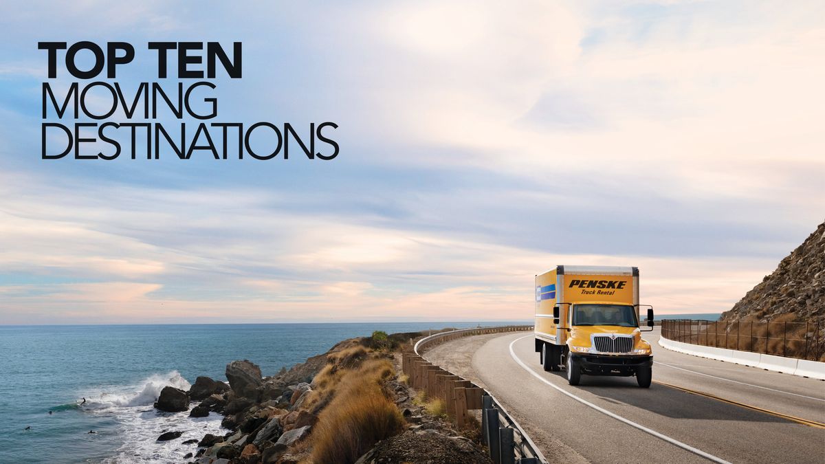 Penske Truck Rental Announces 2022 Top Moving Destinations

and Curated Playlists to Streamline the Moving Experience