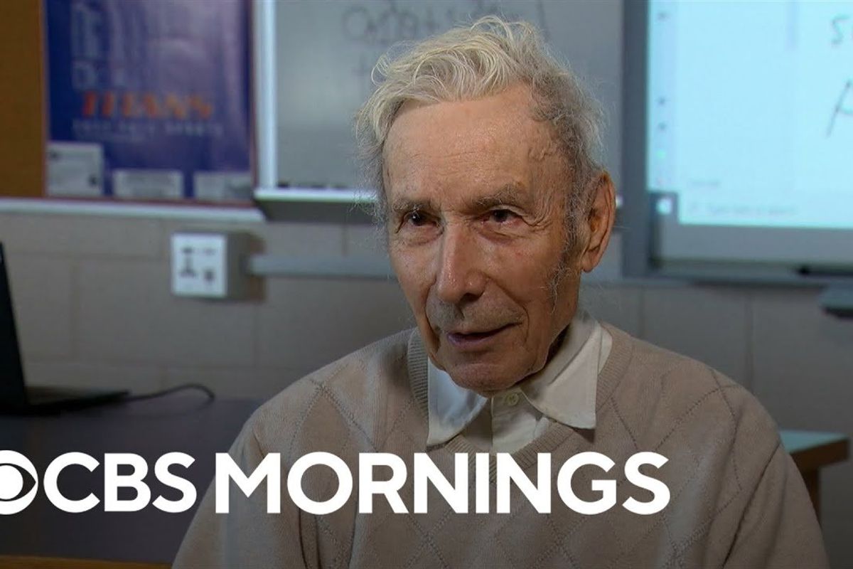 91 year old teacher; teacher shortage; retirement; CBS Mornings; wholesome stories