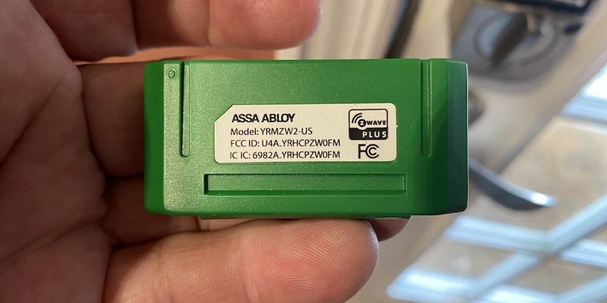 a photo of Yale Module wiith Z-Wave