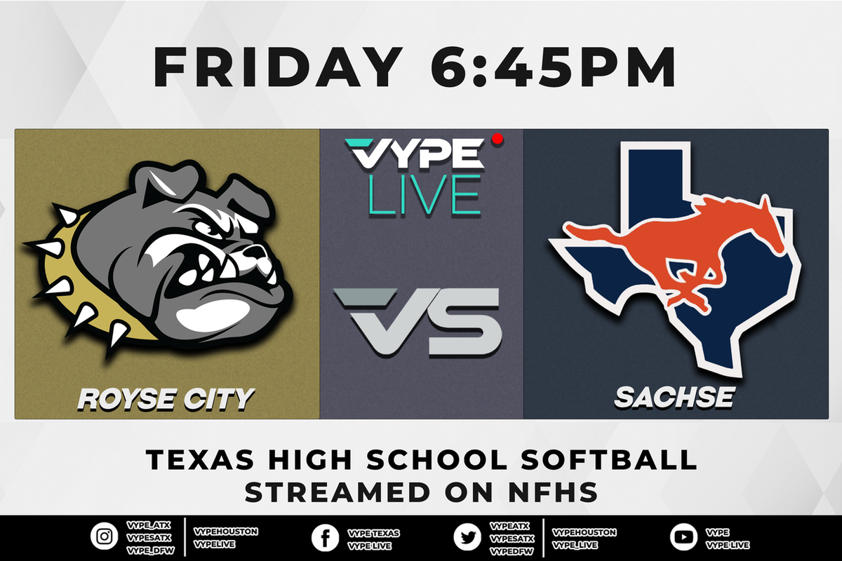 4PM - NFHS | 6A Softball Bi-district, 1-Game: Royse City vs. Sachse