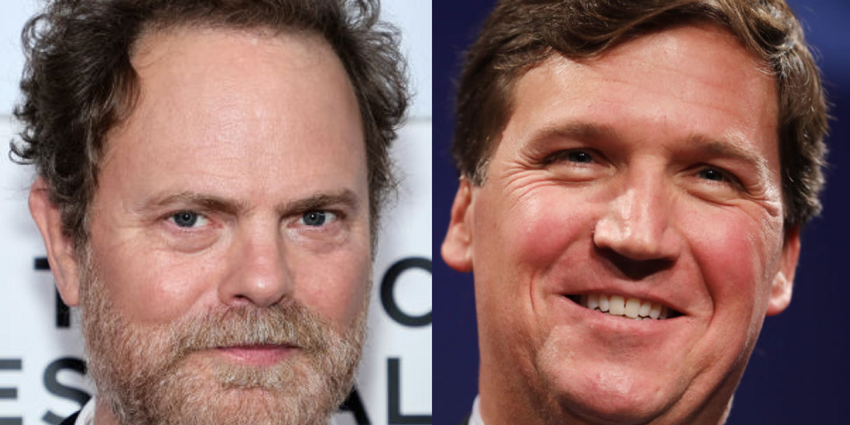NextImg:'The Office' actor says he agrees with 'almost everything' Tucker Carlson said in Twitter video