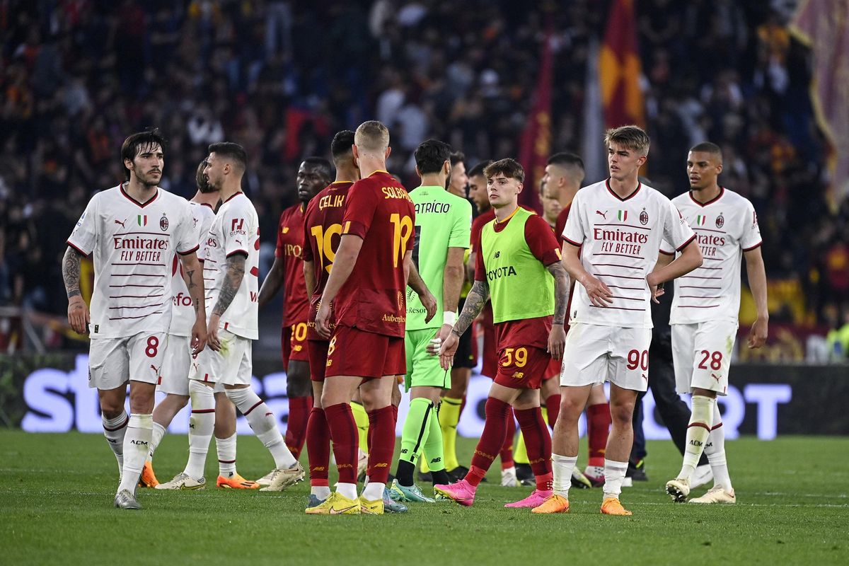Roma-Milan è cominciata dopo 94 minuti