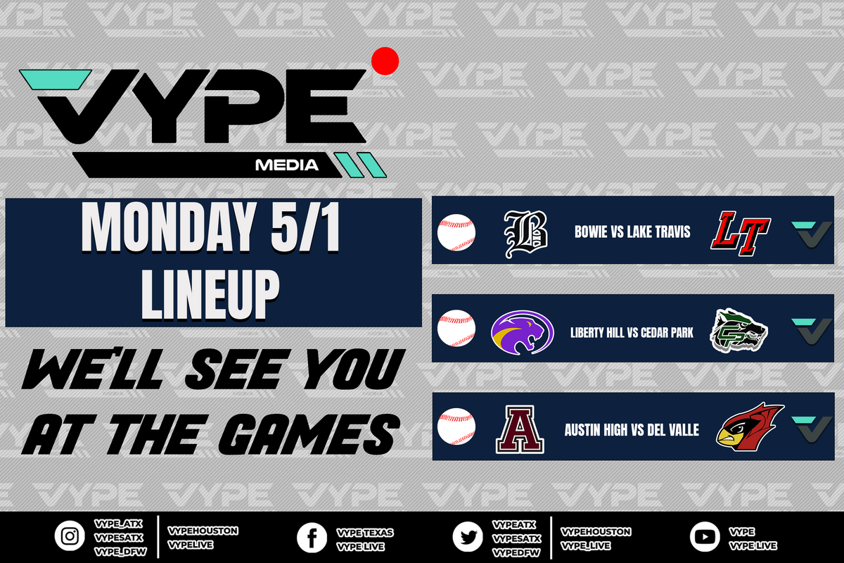 VYPE Live Lineup - Monday 5/1/23