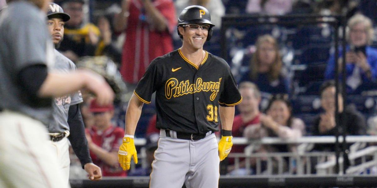 NextImg:33-year-old called up to the major leagues makes his 13-year wait count: 'I'm going out hacking'