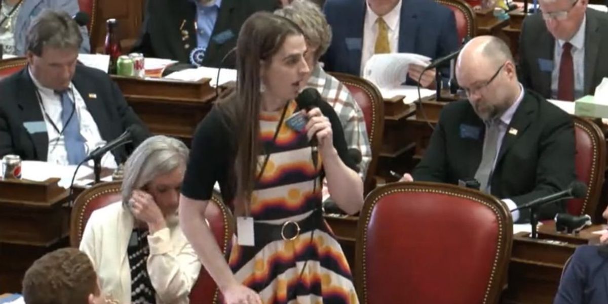 NextImg:Leftist trans lawmaker — banned from Montana legislature for spouting anti-Christian rhetoric, 'encouraging an insurrection' — announces lawsuit