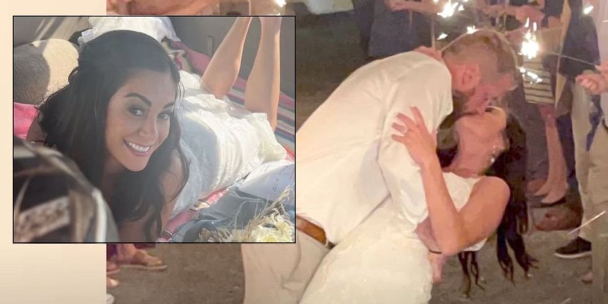 NextImg:Bride killed on her wedding day after alleged drunk driver rear-ended her golf cart while speeding in South Carolina