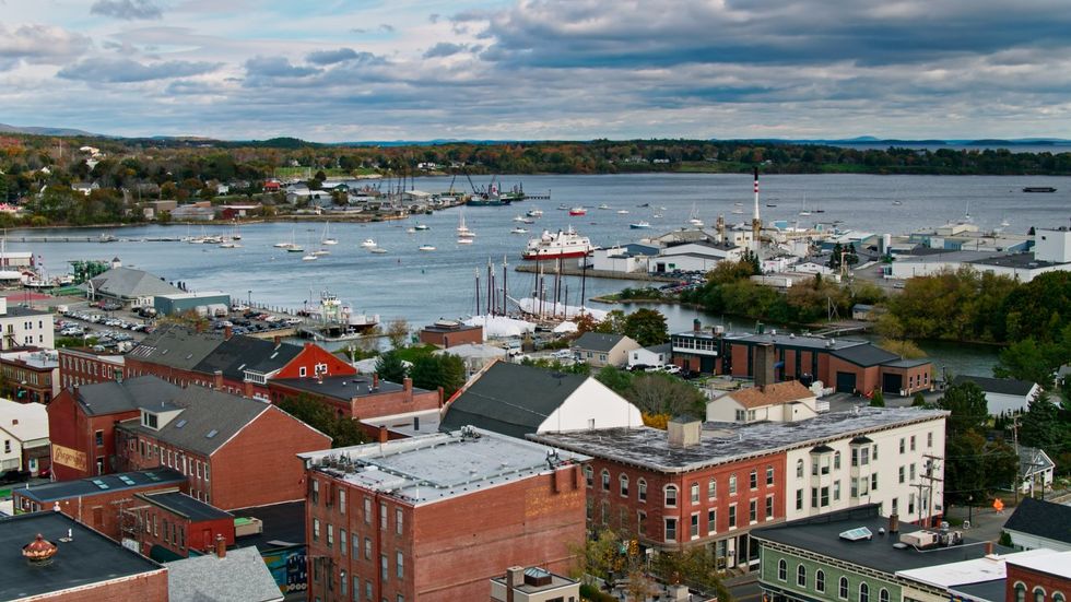 a photo of Harbor in Rockland, Maine in New England