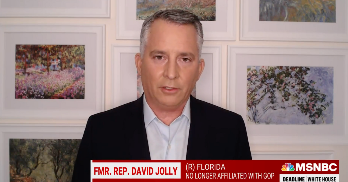 MSNBC screenshot of David Jolly