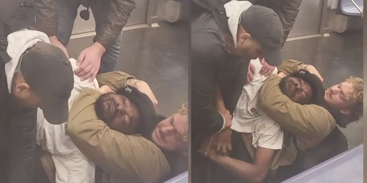 NextImg:Man who harassed subway passengers dies after former Marine puts him in a chokehold, NYPD says