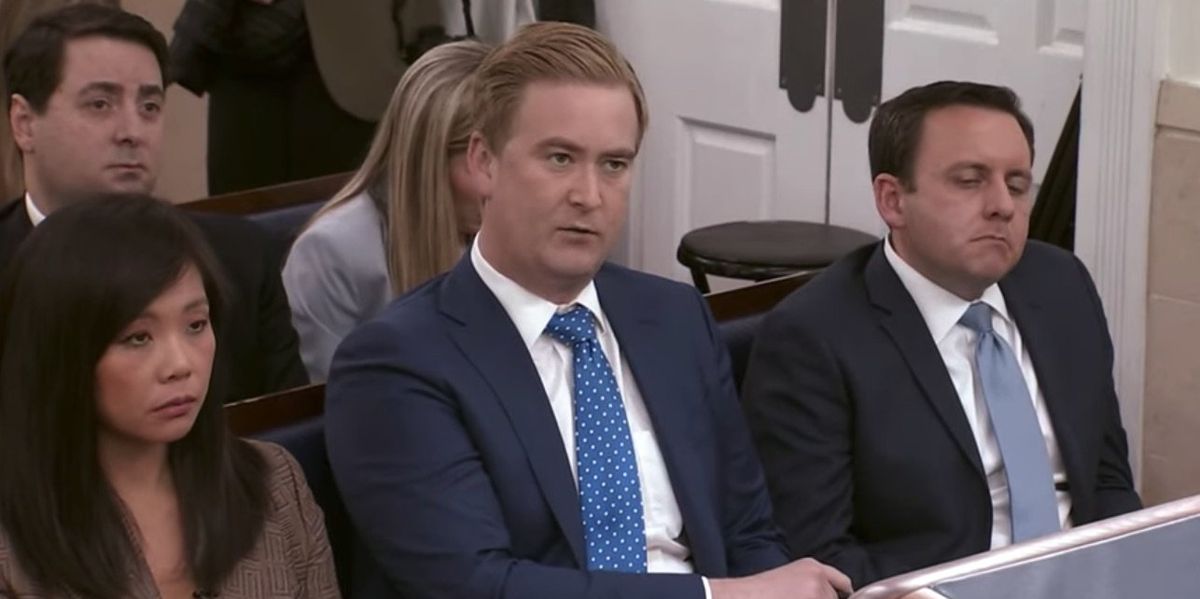 NextImg:Peter Doocy confronts White House over dubious claim about immigration — and things quickly get tense